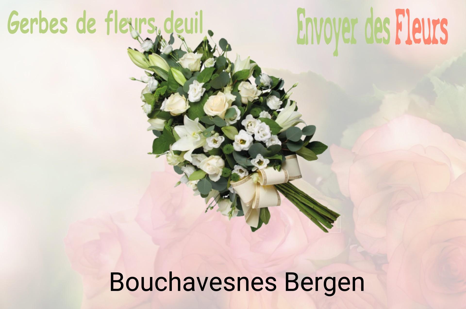 Gerbe de fleurs de deuil livrée à Bouchavesnes-Bergen