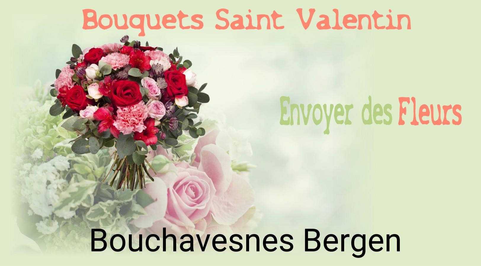 Roses de Saint-Valentin livrées à Bouchavesnes-Bergen